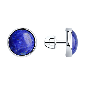 Серьги SOKOLOV - Серебро 925, Ляпис (арт. 83020179)