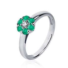 Кольцо Platinum Lab. - Платина 950 (арт. ПК-247И-01)