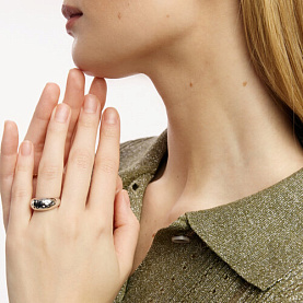 Кольцо SOKOLOV - Серебро 925, Фианит (арт. 94014934)