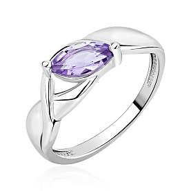 Кольцо KRASNOE - Серебро 925, Аметист (арт. 1340065498)