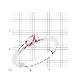 Кольцо SOKOLOV - Серебро 925, Фианит (арт. 94013469)