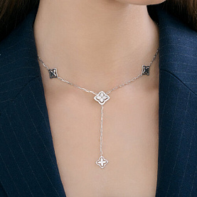 Колье SOKOLOV - Серебро 925, Фианит (арт. 94071343)