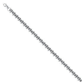 Браслет Красцветмет - Серебро 925 (арт. НБ22-379#0.80)