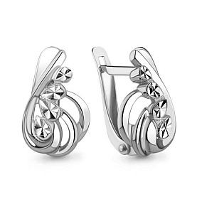 Серьги Аквамарин - Серебро 925 (арт. 34048.5)