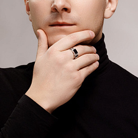 Кольцо SOKOLOV - Серебро 925, Синтетическая шпинель, Фианит, Эмаль (арт. 94011392)