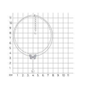 Браслет SOKOLOV - Серебро 925, Жемчуг имитация, Фианит (арт. 94051646)
