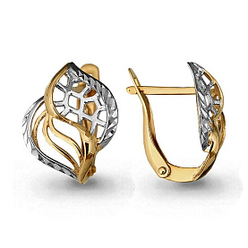 Серьги Аквамарин - Золото 375 (арт. 33024.8)