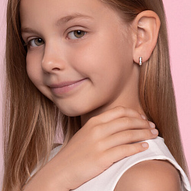 Серьги SOKOLOV - Золото 375, Фианит (арт. 021499-4)