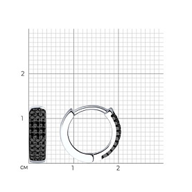 Серьги SOKOLOV - Серебро 925, Фианит (арт. 94026280-91)