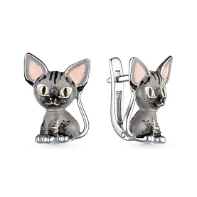 Серьги Мириада - Серебро 925, Эмаль (арт. 901022633)