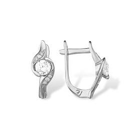 Серьги EFREMOV - Серебро 925, Фианит (арт. 1210019849)