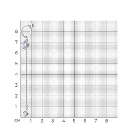 Серьга SOKOLOV - Серебро 925, Фианит (арт. 94170218)