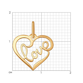 Подвеска SOKOLOV - Золото 375 (арт. 035196-4)