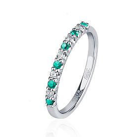 Кольцо Platinum Lab. - Платина 950 (арт. ПК-044ИБр-02)