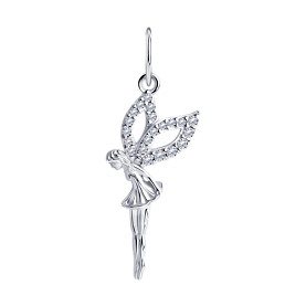 Подвеска SOKOLOV - Серебро 925, Фианит (арт. 94030699)