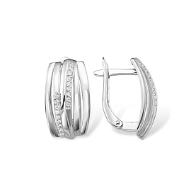 Серьги EFREMOV - Серебро 925, Фианит (арт. 12100113156-501)