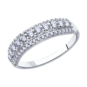 Кольцо Diamant - Серебро 925, Фианит (арт. 94-110-01644-1)