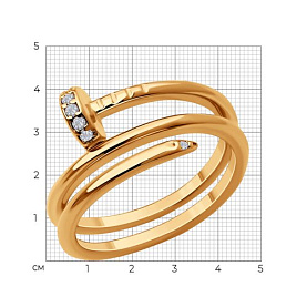 Кольцо Diamant - Серебро 925, Фианит (арт. 93-110-02016-1)