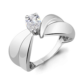 Кольцо Аквамарин - Серебро 925, Swarovski (арт. 65901.5)