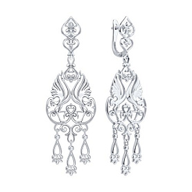 Серьги Diamant - Серебро 925 (арт. 94-121-02381-1)