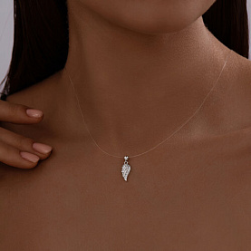 Колье SOKOLOV - Серебро 925, Фианит (арт. 94070652)