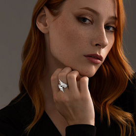 Кольцо SOKOLOV - Серебро 925, Фианит (арт. 94013514)