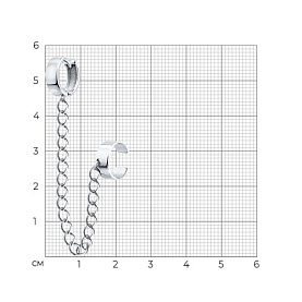 Серьга SOKOLOV - Серебро 925 (арт. 94170300)