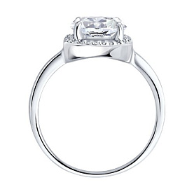 Кольцо SOKOLOV - Серебро 925, Фианит (арт. 94014716)