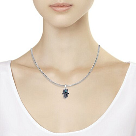 Подвеска SOKOLOV - Серебро 925, Фианит (арт. 95030188)