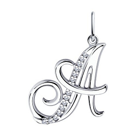 Подвеска Diamant - Серебро 925, Фианит (арт. 94-130-01377-1)