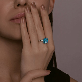 Кольцо SOKOLOV - Серебро 925, Фианит (арт. 94014214)