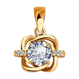 Подвеска SOKOLOV - Серебро 925, Фианит (арт. 93030386)