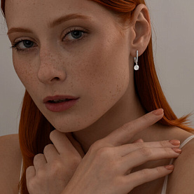 Серьги SOKOLOV - Серебро 925, Фианит (арт. 94025771)