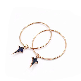 Серьги Максипром - Серебро 925, Янтарь (арт. 220 2468 20G)