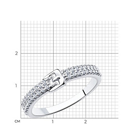 Кольцо Diamant - Серебро 925, Фианит (арт. 94-110-00792-1)