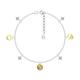 Браслет SOKOLOV - Серебро 925, Фианит (арт. 94050434)