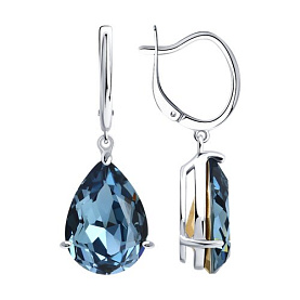 Серьги SOKOLOV - Серебро 925, Кристалл (арт. 94027564)