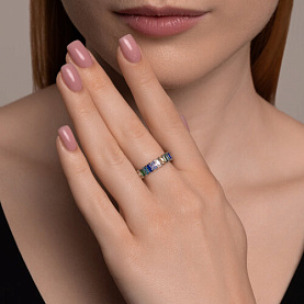 Кольцо SOKOLOV - Серебро 925, Фианит (арт. 94014106)