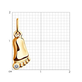 Подвеска SOKOLOV - Серебро 925, Фианит (арт. 93030285)