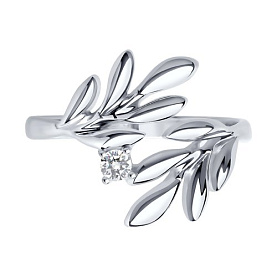 Кольцо SOKOLOV - Серебро 925, Фианит (арт. 94012160)