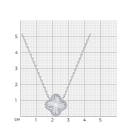 Колье SOKOLOV - Серебро 925, Фианит (арт. 94071366)