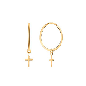 Серьги Атолл - Золото 585 (арт. 22036-25)