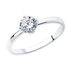 Кольцо SOKOLOV - Серебро 925, Фианит (арт. 94011811)