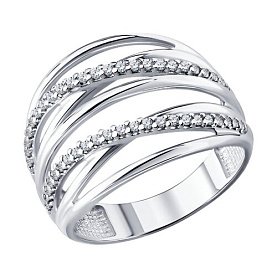 Кольцо Diamant - Серебро 925, Фианит (арт. 94-110-00410-1)