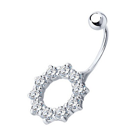 Пирсинг SOKOLOV - Серебро 925, Фианит (арт. 94060014)