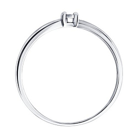 Кольцо SOKOLOV - Серебро 925, Бриллиант (арт. 87010104)