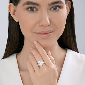 Кольцо SOKOLOV - Серебро 925, Фианит (арт. 94014880)