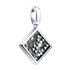 Подвеска Diamant - Серебро 925, Кристальная ткань (арт. 94-130-00098-1)