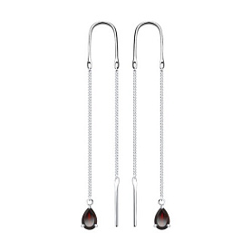 Серьги SOKOLOV - Серебро 925, Гранат (арт. 92022187)