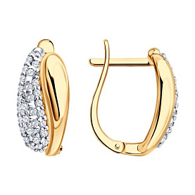 Серьги SOKOLOV - Серебро 925, Фианит (арт. 93022551)